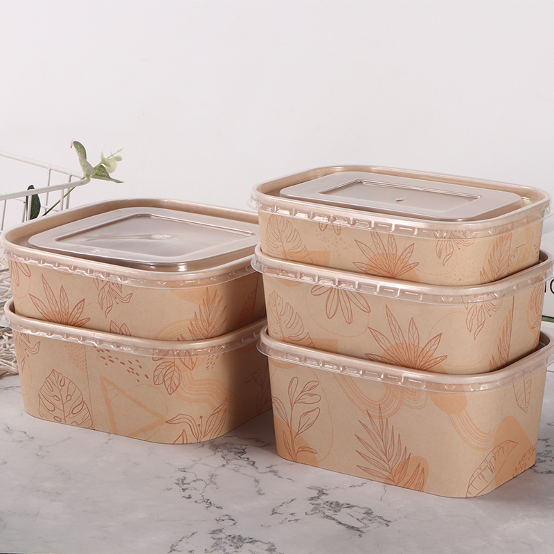 Pravokutna i kvadratna papirna zdjela