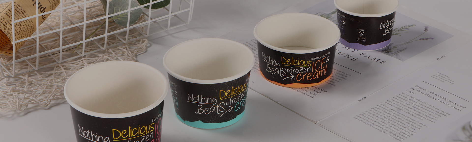 Papirnata čaša za sladoled